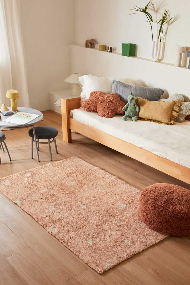 WASHABLE RUG MINI DOT ROSE-Cotton Rugs-Lorena Canals-2