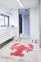 WASHABLE RUG MINI LOBSTER-Cotton Rugs-Lorena Canals-5