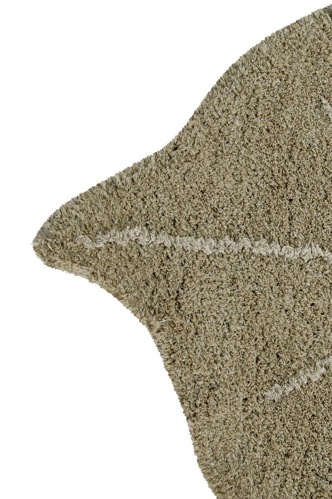 WASHABLE RUG MINI MONSTERA OLIVE