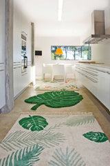 WASHABLE RUG MONSTERA LEAF-Cotton Rugs-Lorena Canals-4