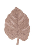 WASHABLE RUG MONSTERA NUDE-Cotton Rugs-By Lorena Canals-1
