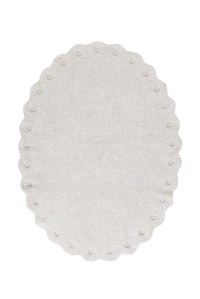 WASHABLE RUG PINE CONE IVORY-Cotton Rugs-Lorena Canals-1