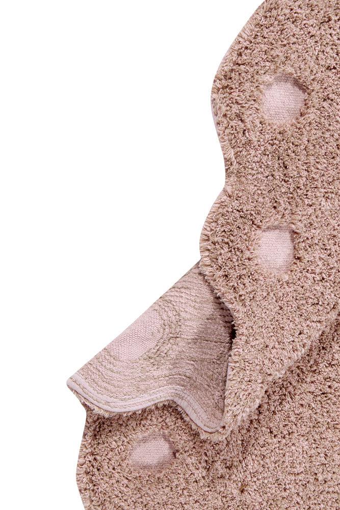 WASHABLE RUG PINE CONE VINTAGE NUDE-Cotton Rugs-Lorena Canals-5