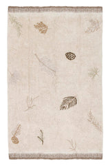 WASHABLE RUG PINE FOREST-Cotton Rugs-Lorena Canals-10