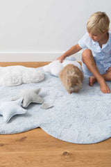 WASHABLE RUG PUFFY DREAM BLUE-Cotton Rugs-Lorena Canals-5