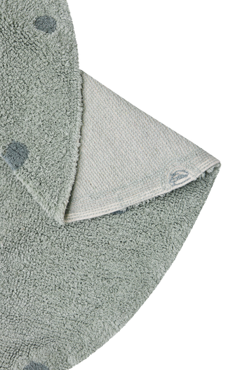 WASHABLE RUG ROUND DOT BLUE SAGE-Cotton Rugs-Lorena Canals-4