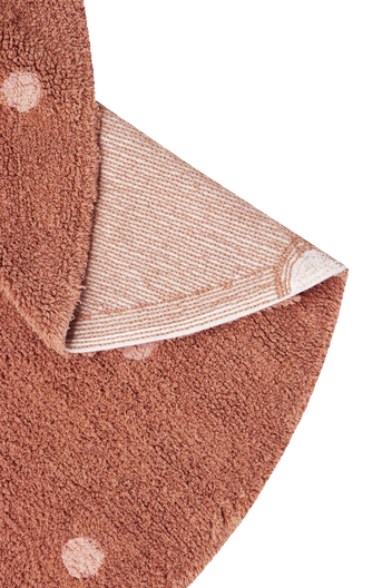 WASHABLE RUG ROUND DOT CHESTNUT-Cotton Rugs-Lorena Canals-5