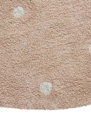 WASHABLE RUG ROUND DOT ROSE-Cotton Rugs-Lorena Canals-4