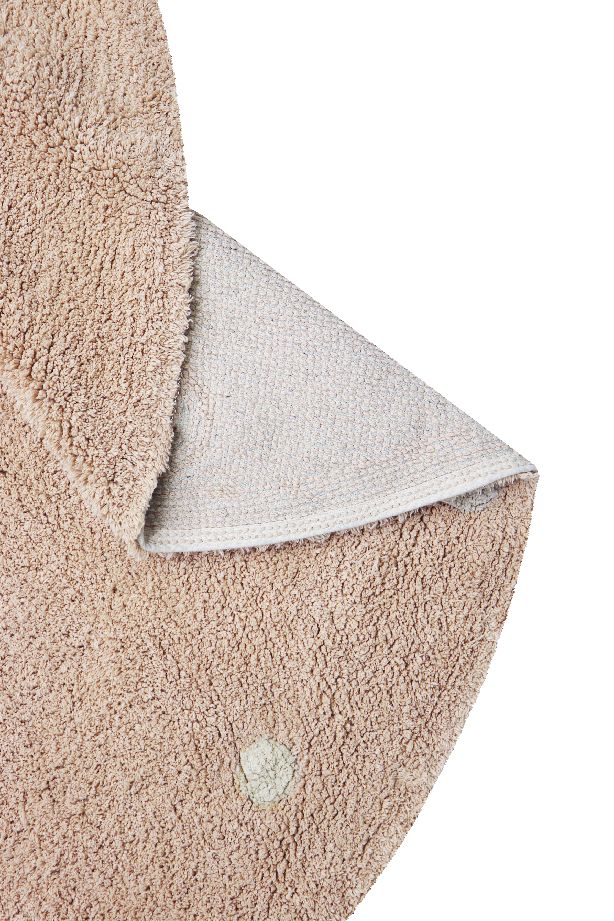 WASHABLE RUG ROUND DOT ROSE-Cotton Rugs-Lorena Canals-5