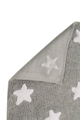 WASHABLE RUG STARS GREY-Cotton Rugs-Lorena Canals-4