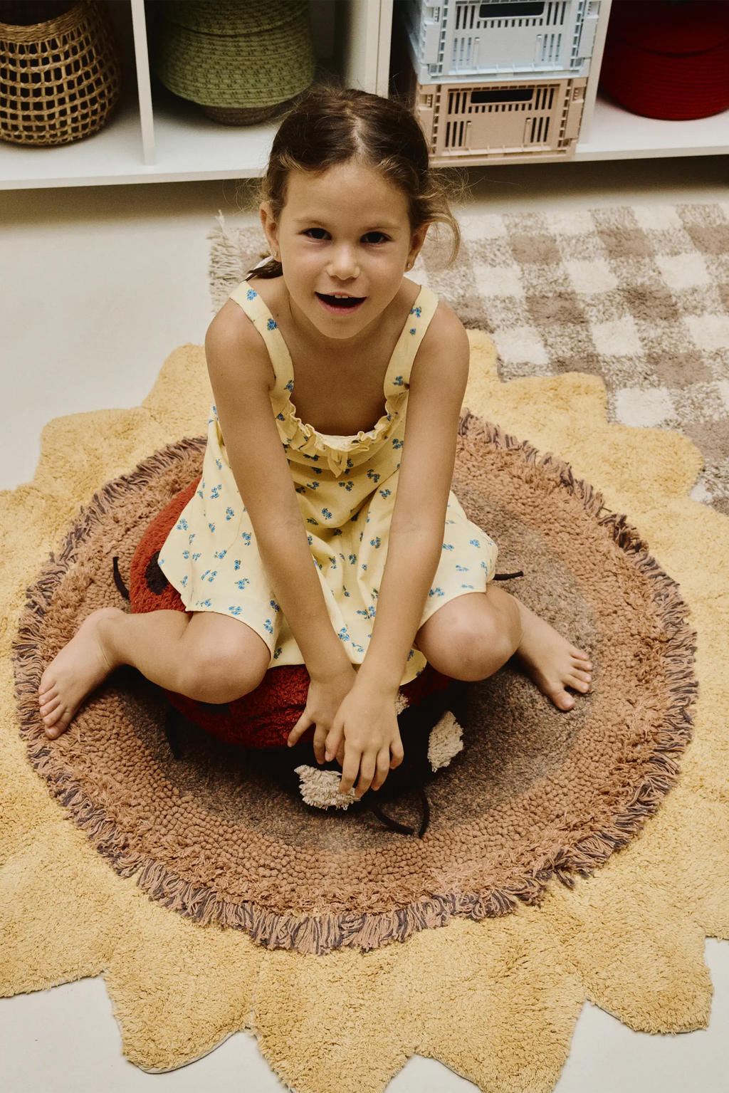 WASHABLE RUG SUNFLOWER