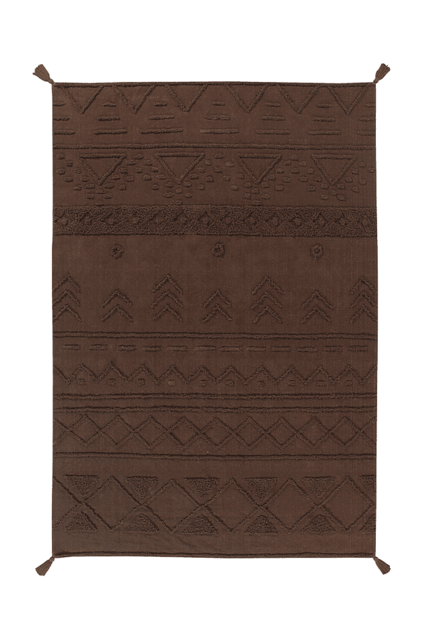 WASHABLE RUG TRIBU SOIL BROWN-Cotton Rugs-Lorena Canals-1