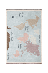 WASHABLE RUG VINTAGE MAP-Cotton Rugs-Lorena Canals-10