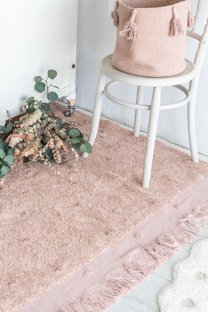 WASHABLE RUG WOODS SYMPHONY VINTAGE NUDE-Cotton Rugs-Lorena Canals-3