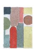 WOOL AREA RUG ABSTRACT