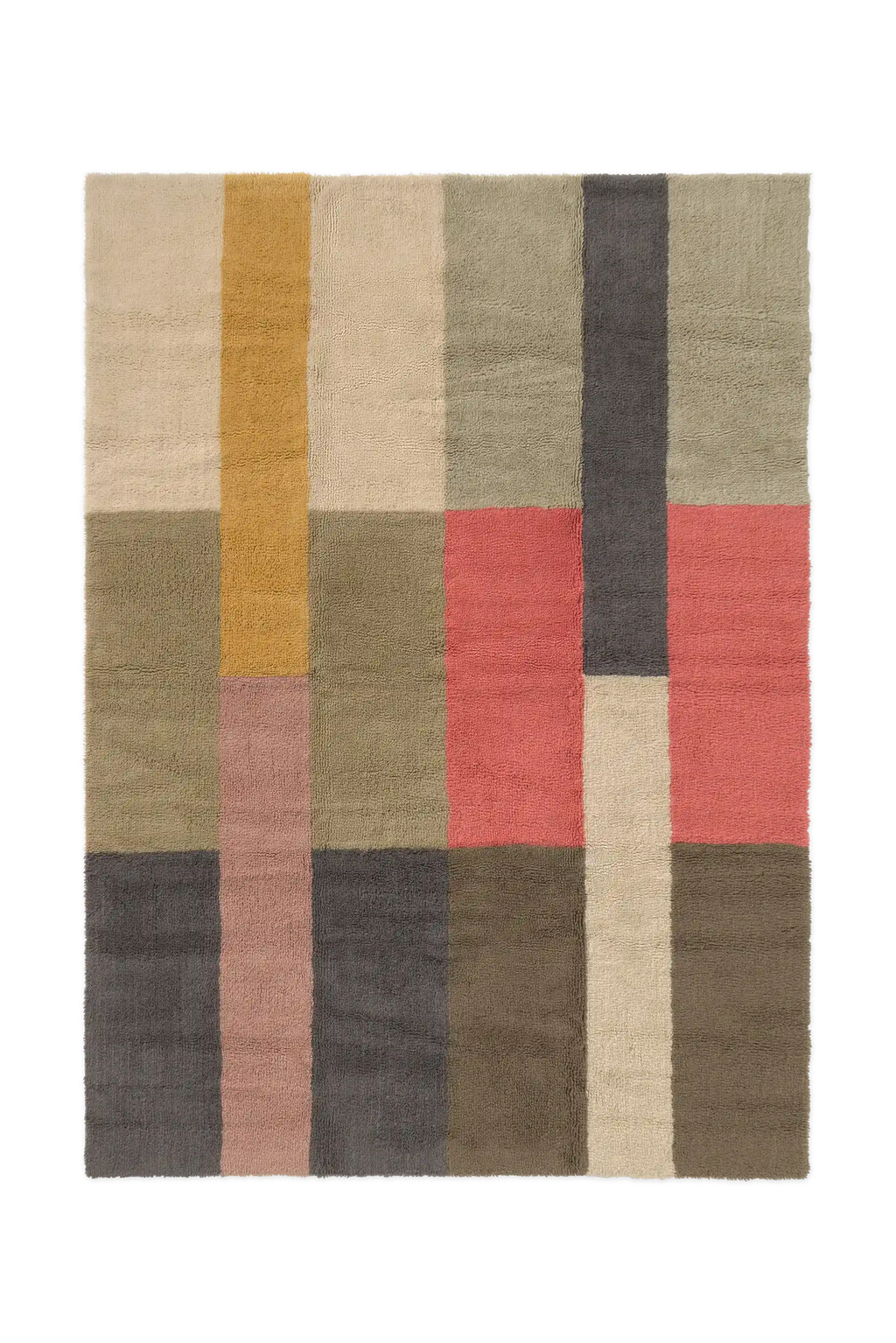 Wool Area Rug Chroma Palette