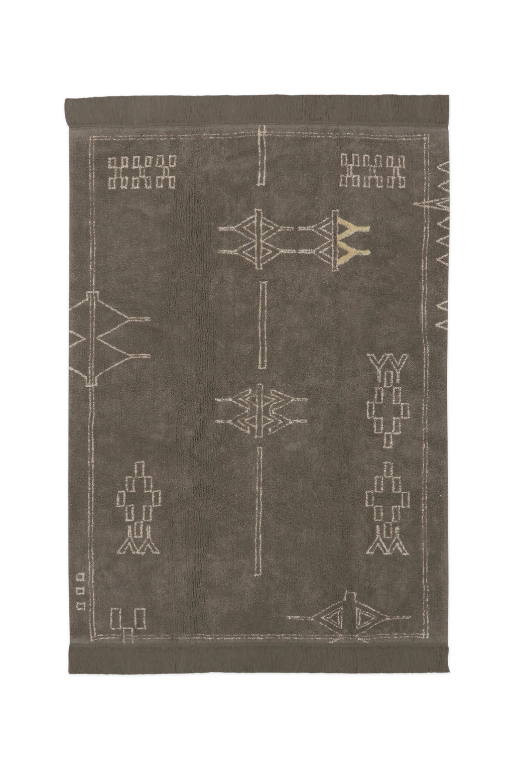 WASHABLE RUG KERMAN BROWN