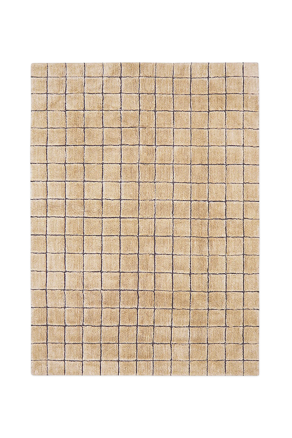 WOOL RUG MOSAIC AMBER
