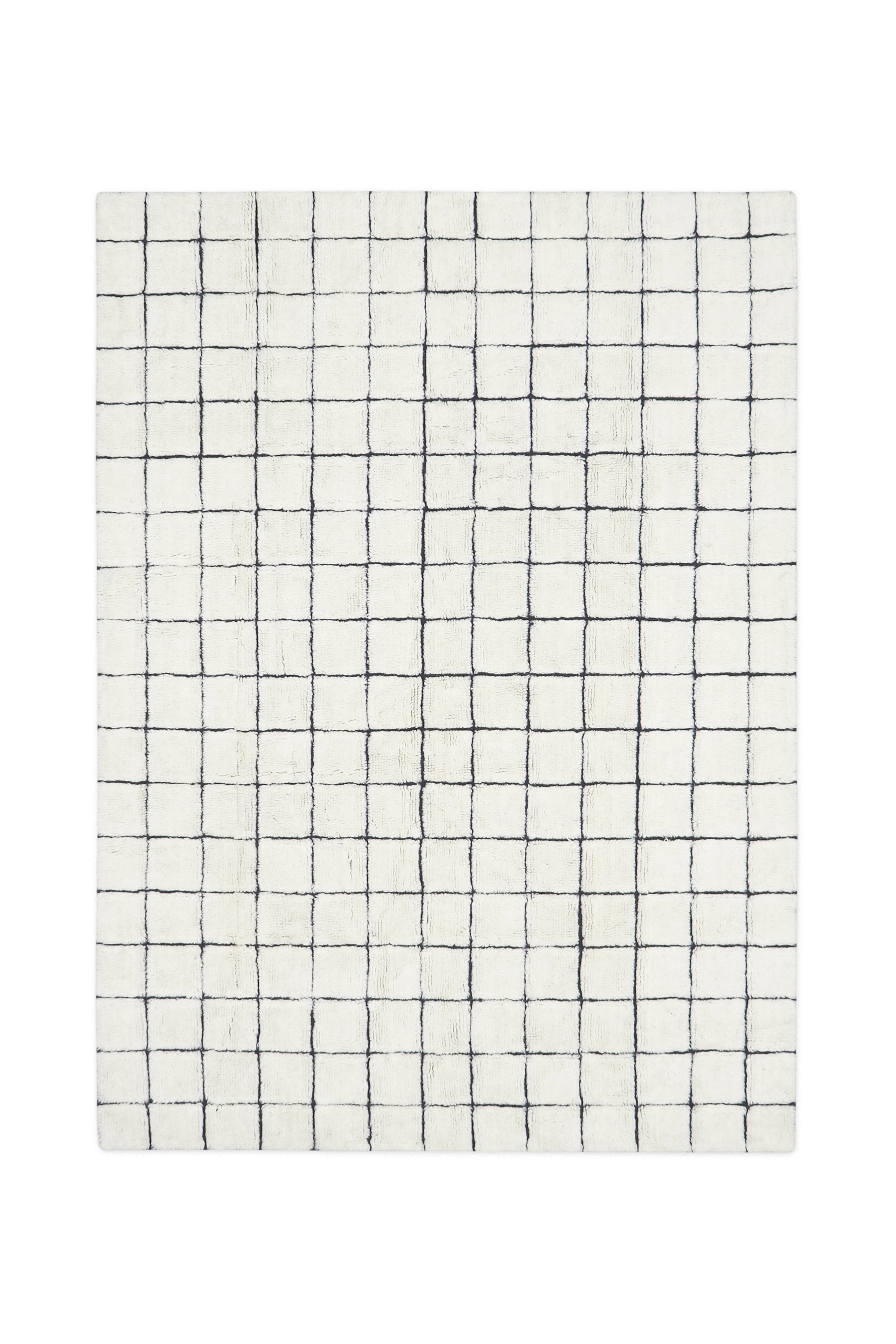 WOOL AREA RUG MOSAIC NATURAL