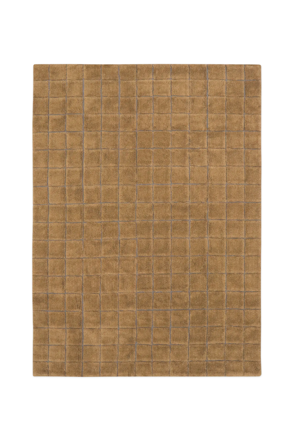 WOOL AREA RUG MOSAIC OCHRE