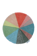 WOOL ROUND RUG PIE CHART