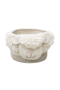 WOOL BASKET PINK NOSE SHEEP