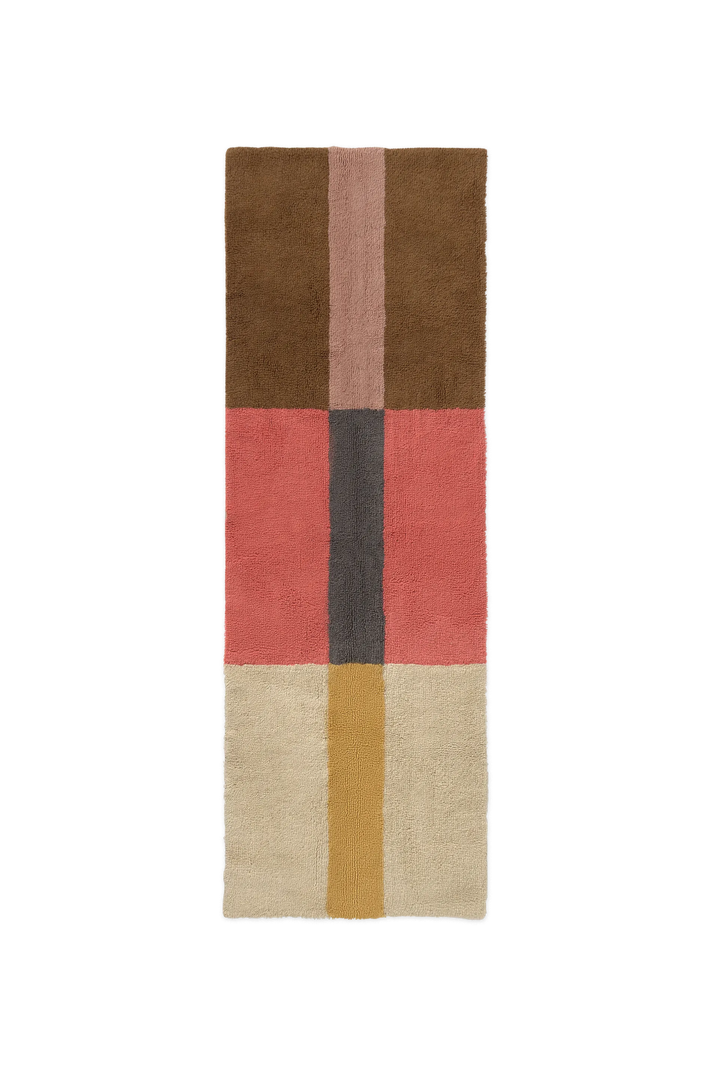 Wool Runner Rug Chroma Spiced Coral