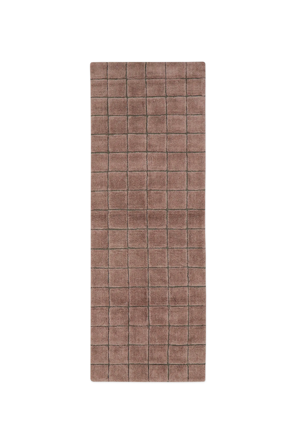 WOOL RUNNER RUG MOSAIC QUARTZ