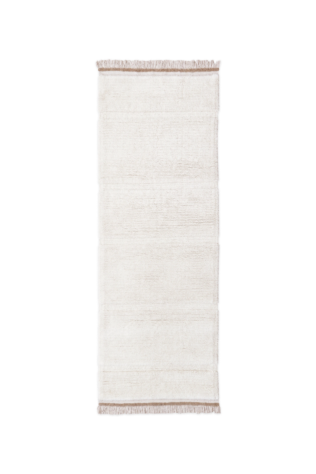 WOOL RUNNER RUG STEPPE - SHEEP WHITE