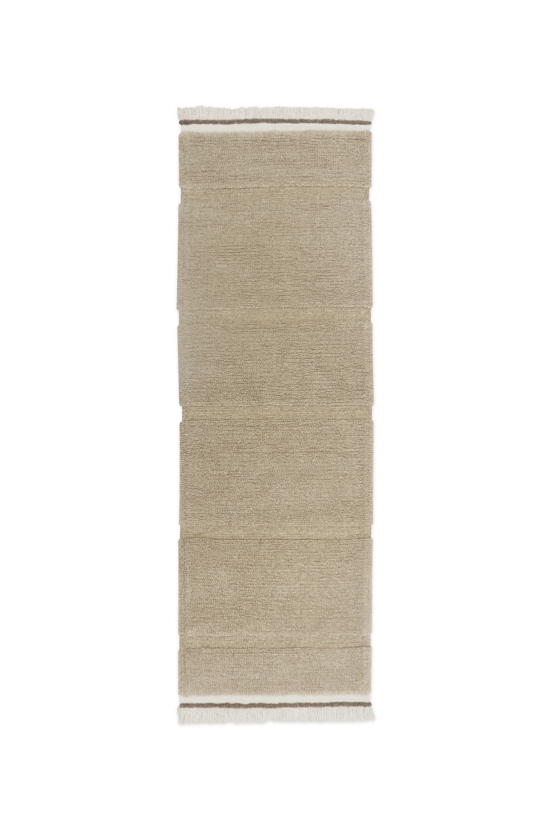 WOOL RUNNER RUG STEPPE - SHEEP BEIGE