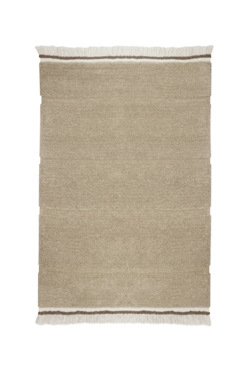 WOOL AREA RUG STEPPE BEIGE