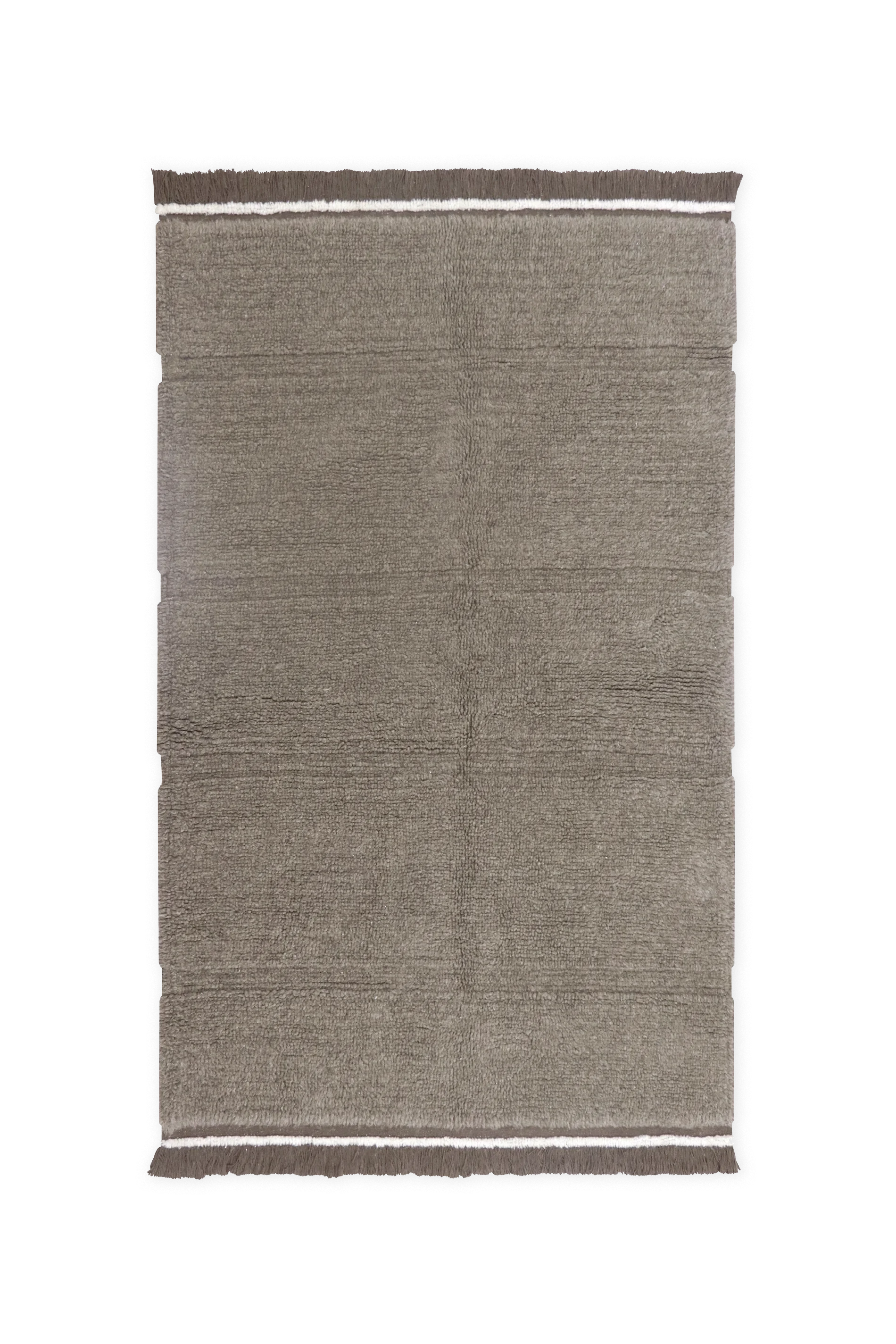 WOOL AREA RUG STEPPE GREY