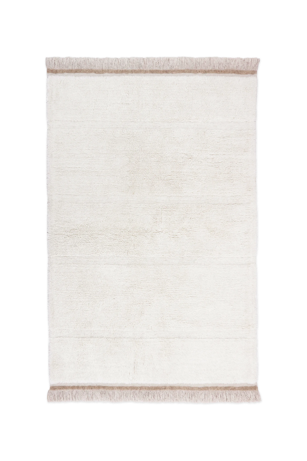 WOOL AREA RUG STEPPE WHITE