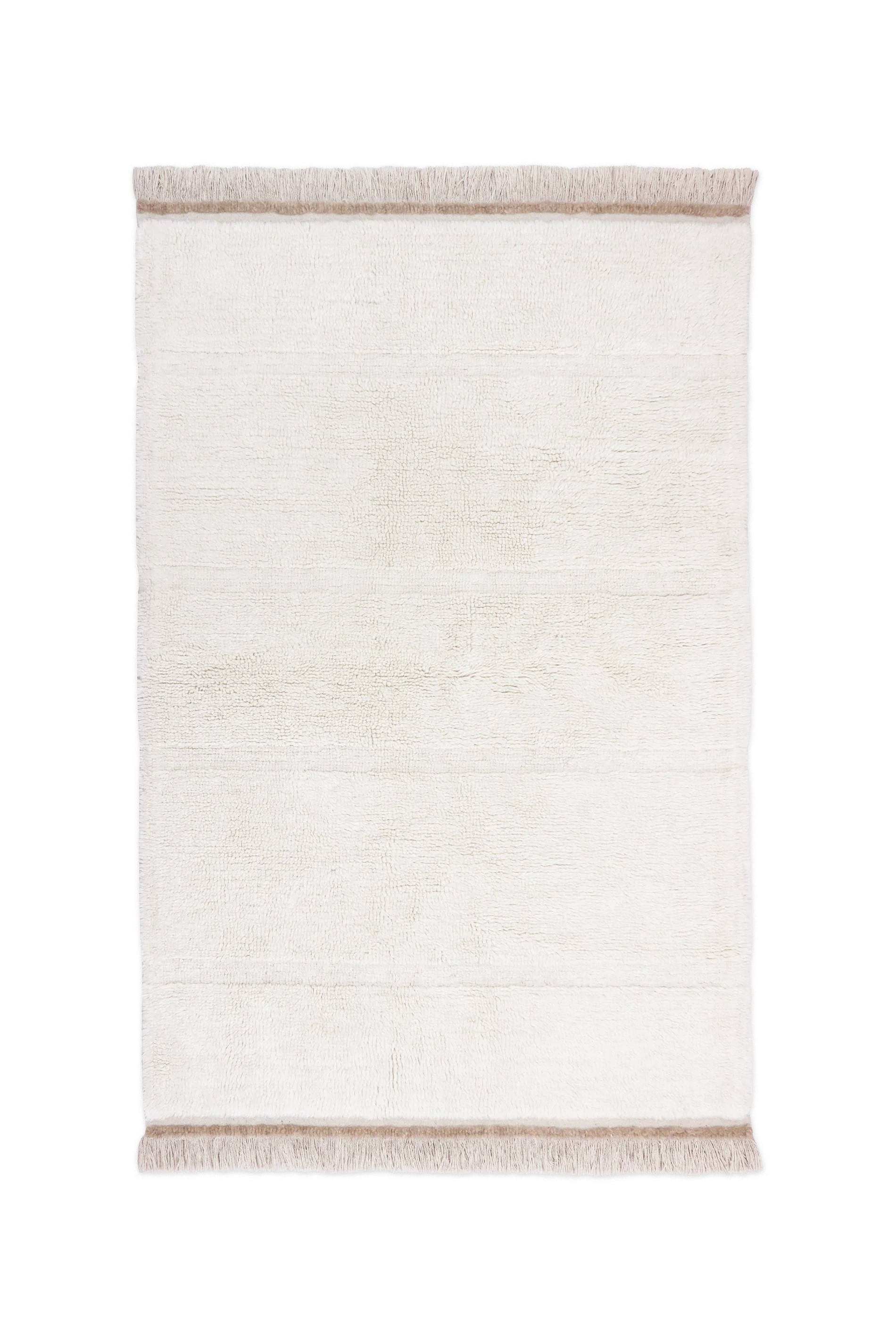WOOL AREA RUG STEPPE WHITE
