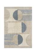 WOOL AREA RUG SUN RAYS