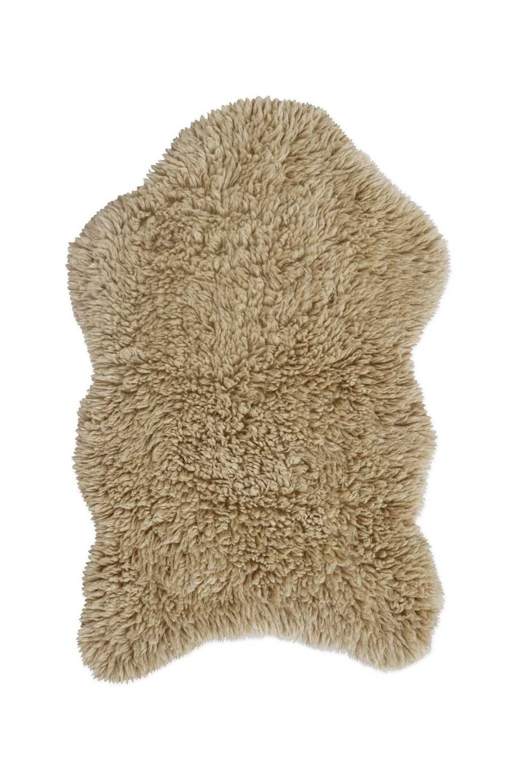 WOOL RUG WOOLLY SHEEP BEIGE