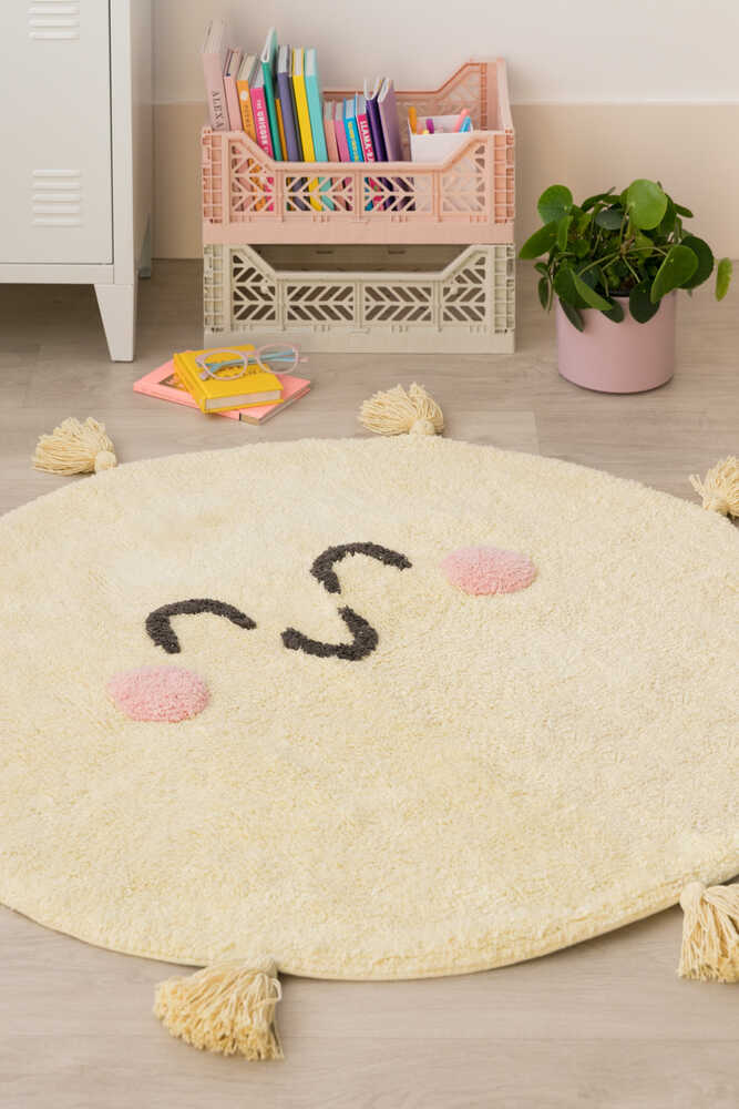 Washable Cotton Rug You'Re My Sunshine – Lorena Canals | Official