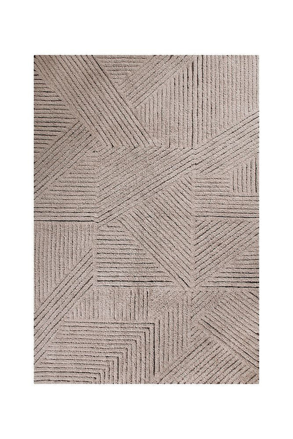 WOOLABLE AREA RUG GOLDEN COFFEE-Wool Rugs-By Lorena Canals-1