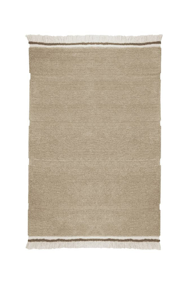 WOOLABLE AREA RUG STEPPE BEIGE-Wool Rugs-By Lorena Canals-1