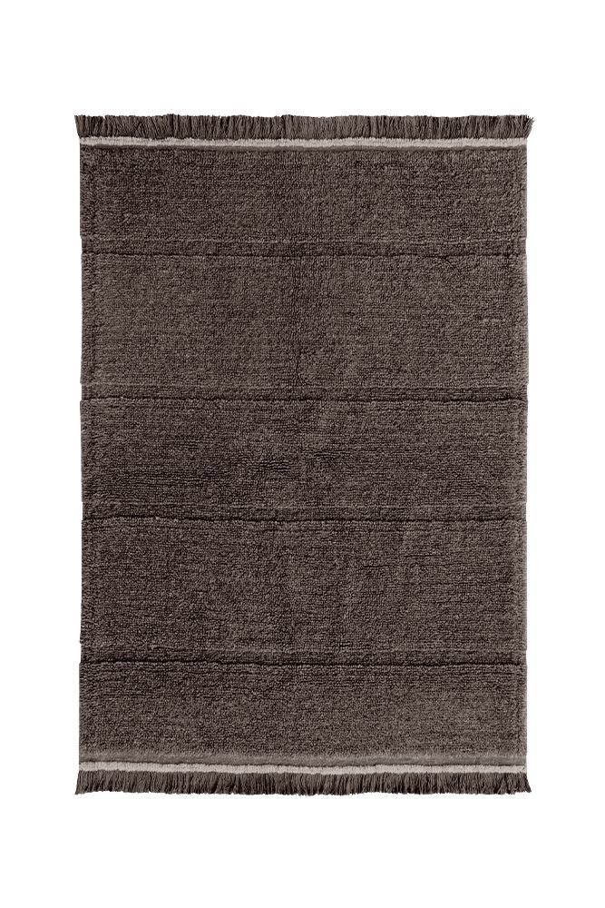 WOOLABLE AREA RUG STEPPE BROWN-Wool Rugs-By Lorena Canals-1