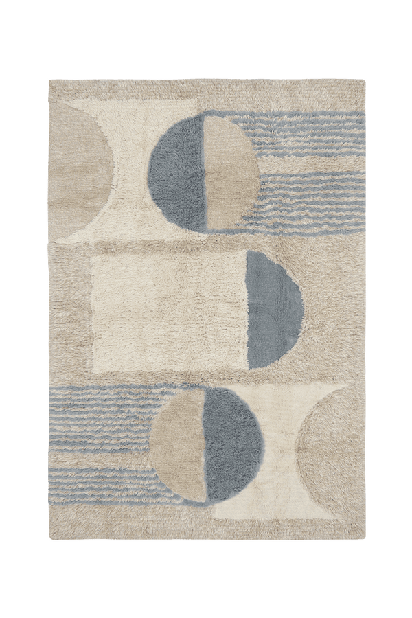 WOOLABLE AREA RUG SUN RAYS-Wool Rugs-By Lorena Canals-1