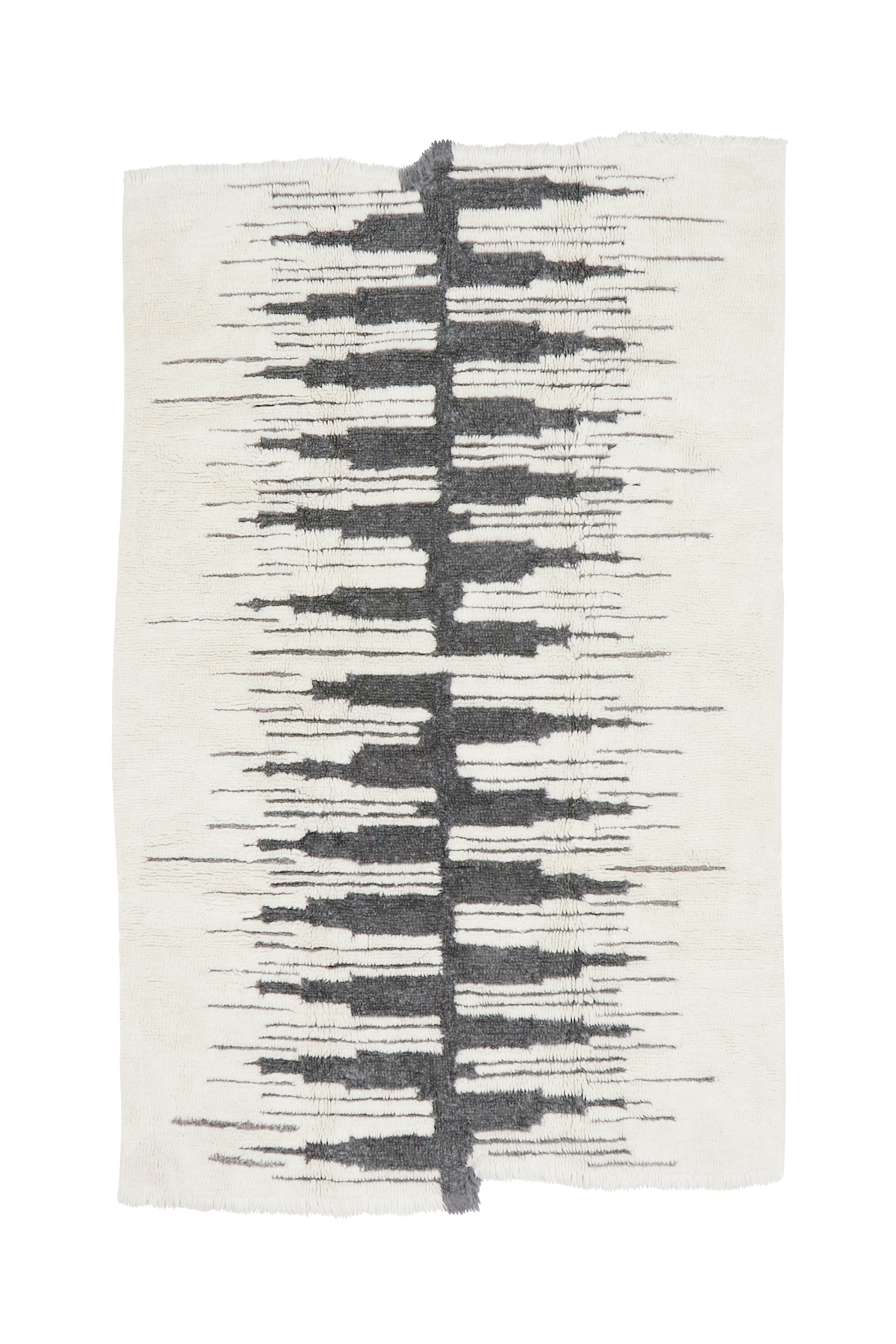 WOOLABLE AREA RUG ZAGROS GREY-Wool Rugs-By Lorena Canals-1