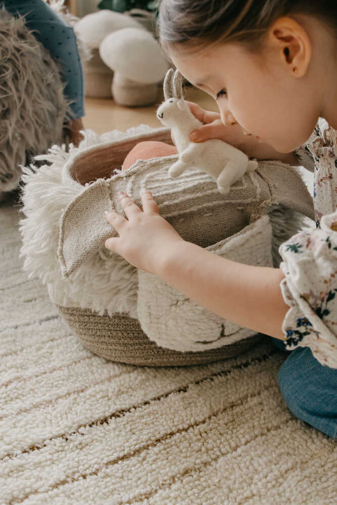 Woolable Basket Pink Nose Sheep – Lorena Canals | Official Website