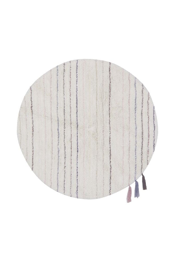 WOOLABLE ROUND RUG ARONA-Wool Rugs-By Lorena Canals-1