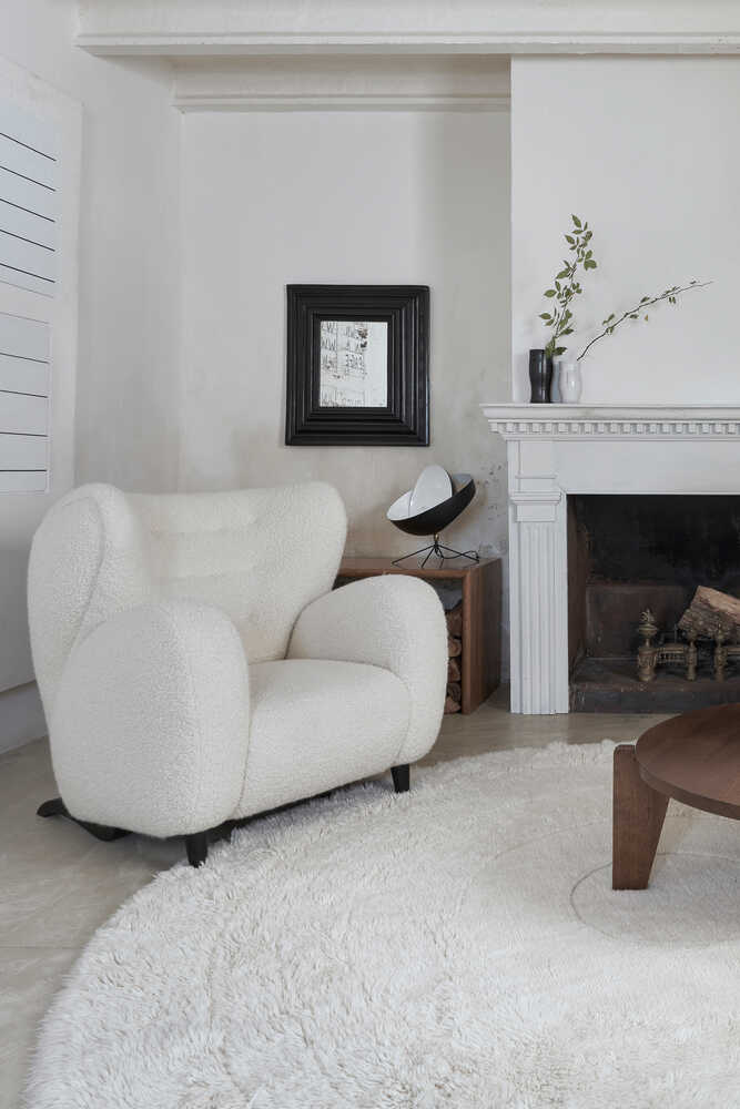 WOOLABLE RUG ARCTIC CIRCLE - SHEEP WHITE-Wool Rugs-Lorena Canals-4