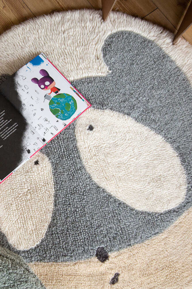 WOOLABLE RUG ASTROMOUSE-Wool Rugs-Lorena Canals-4