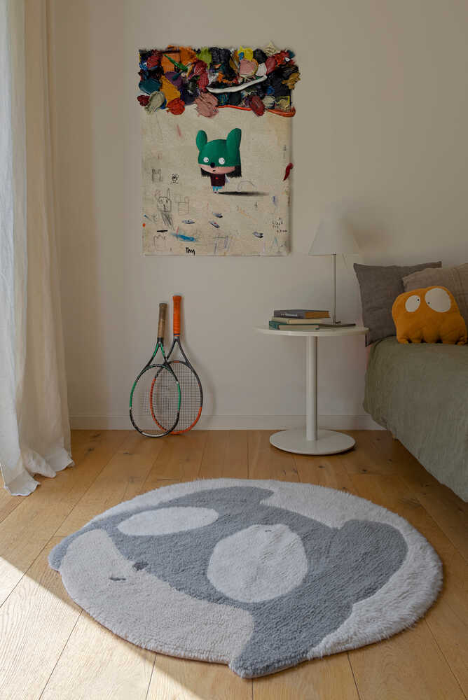 WOOLABLE RUG ASTROMOUSE-Wool Rugs-Lorena Canals-6