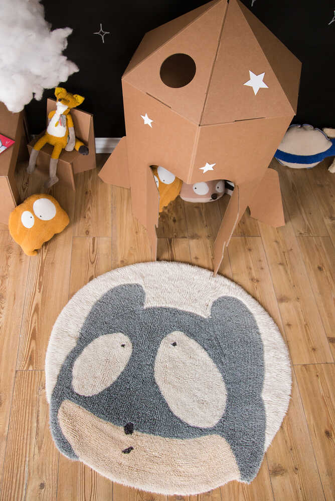 WOOLABLE RUG ASTROMOUSE-Wool Rugs-Lorena Canals-7
