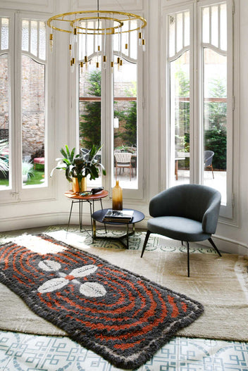 WOOLABLE RUG COWRIE BRACELET-Wool Rugs-Lorena Canals-5