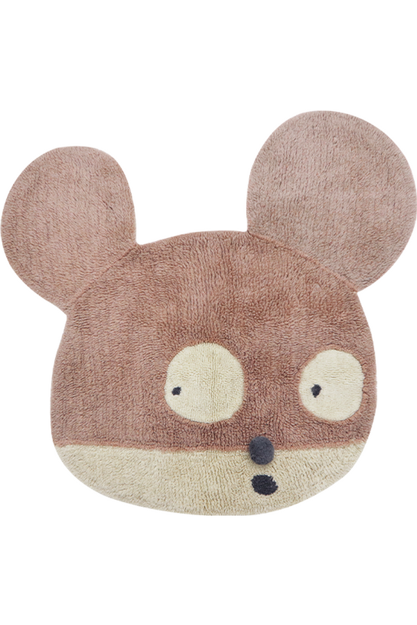 WOOLABLE RUG MISS MIGHTY MOUSE-Wool Rugs-By Lorena Canals-1